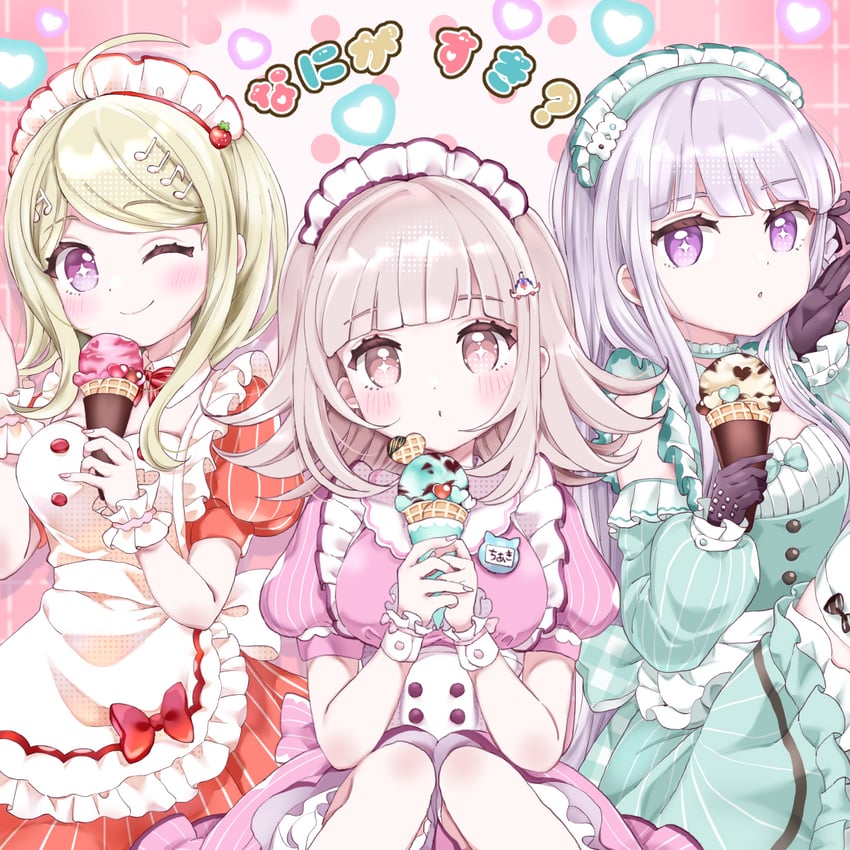 nanami chiaki, akamatsu kaede, kirigiri kyoko, uehara ayumu, kurosawa ruby, and 1 more (love live! and 7 more) drawn by moon_(moon0771110)