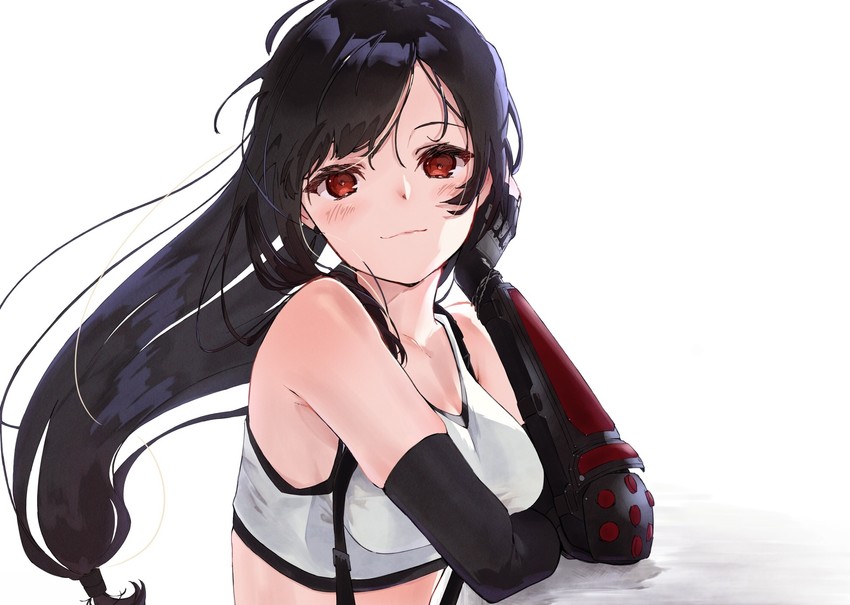 tifa lockhart (final fantasy and 2 more) drawn by bossun_(laetus)