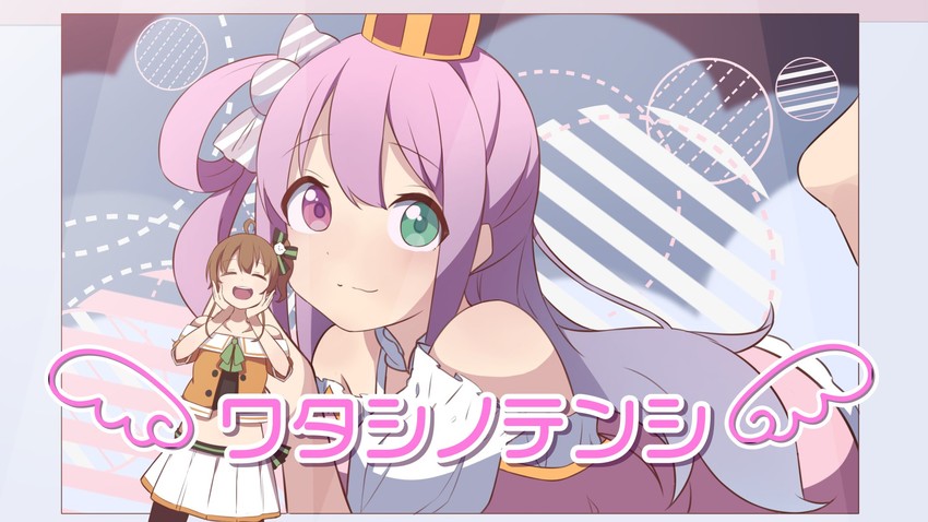 natsuiro matsuri and himemori luna (hololive) drawn by okota_mikan