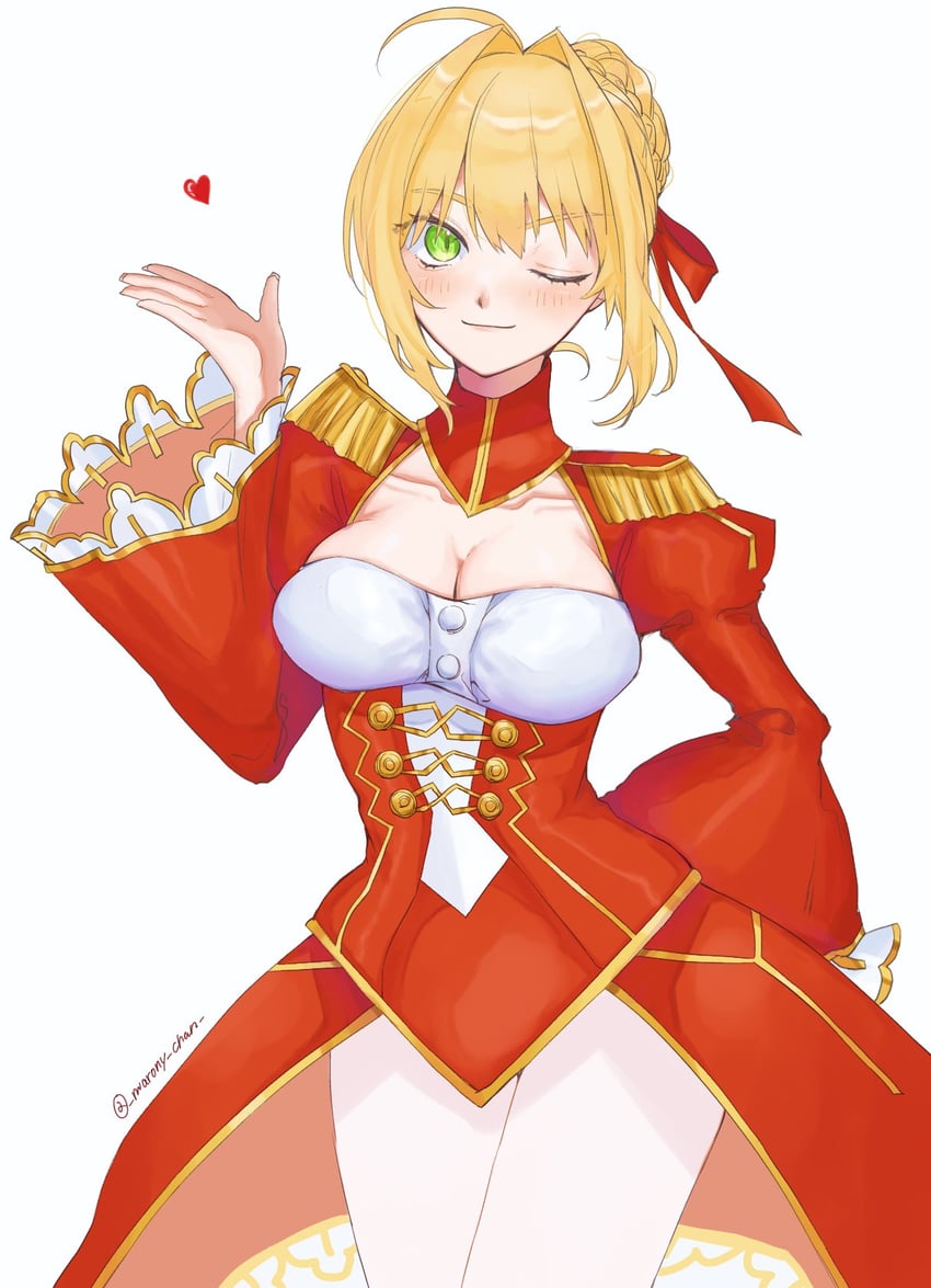 nero claudius (fate and 2 more) drawn by marony_chan