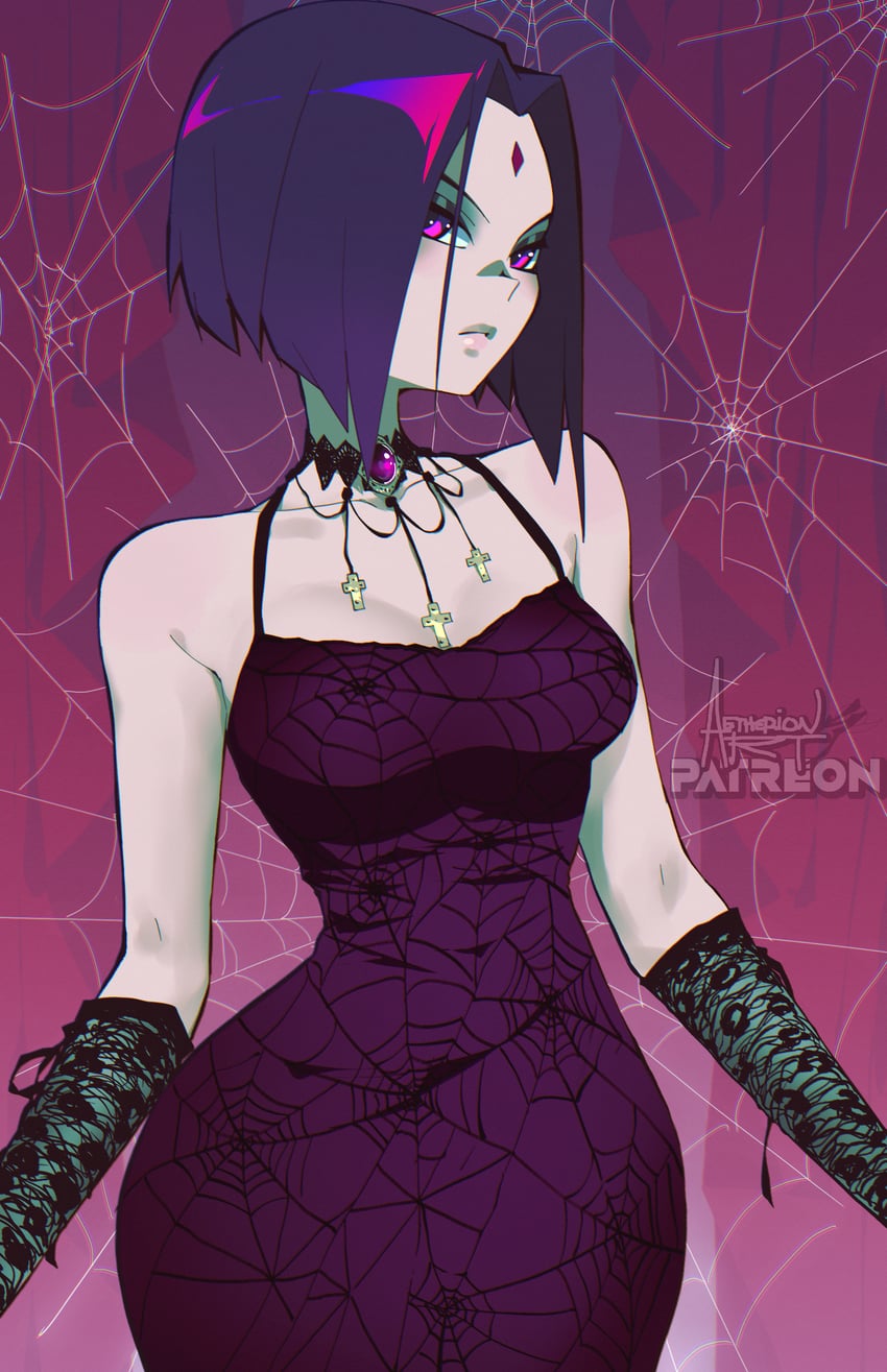 raven (dc comics and 1 more) drawn by aetherion