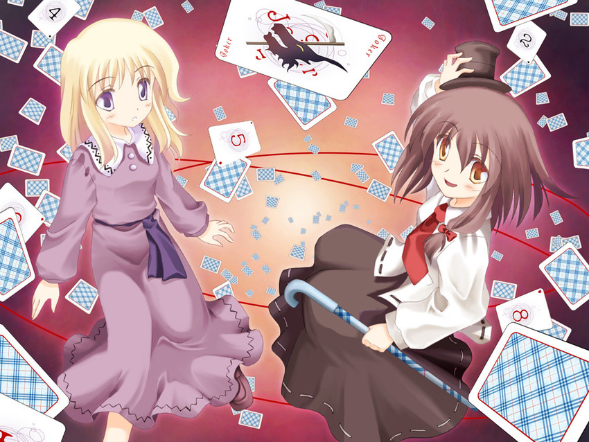 usami renko and maribel hearn (touhou) drawn by kakoi_orihako