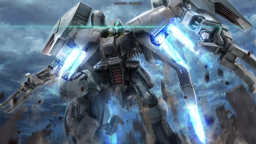 byalant and byalant custom (gundam and 3 more) drawn by tenjin_hidetaka