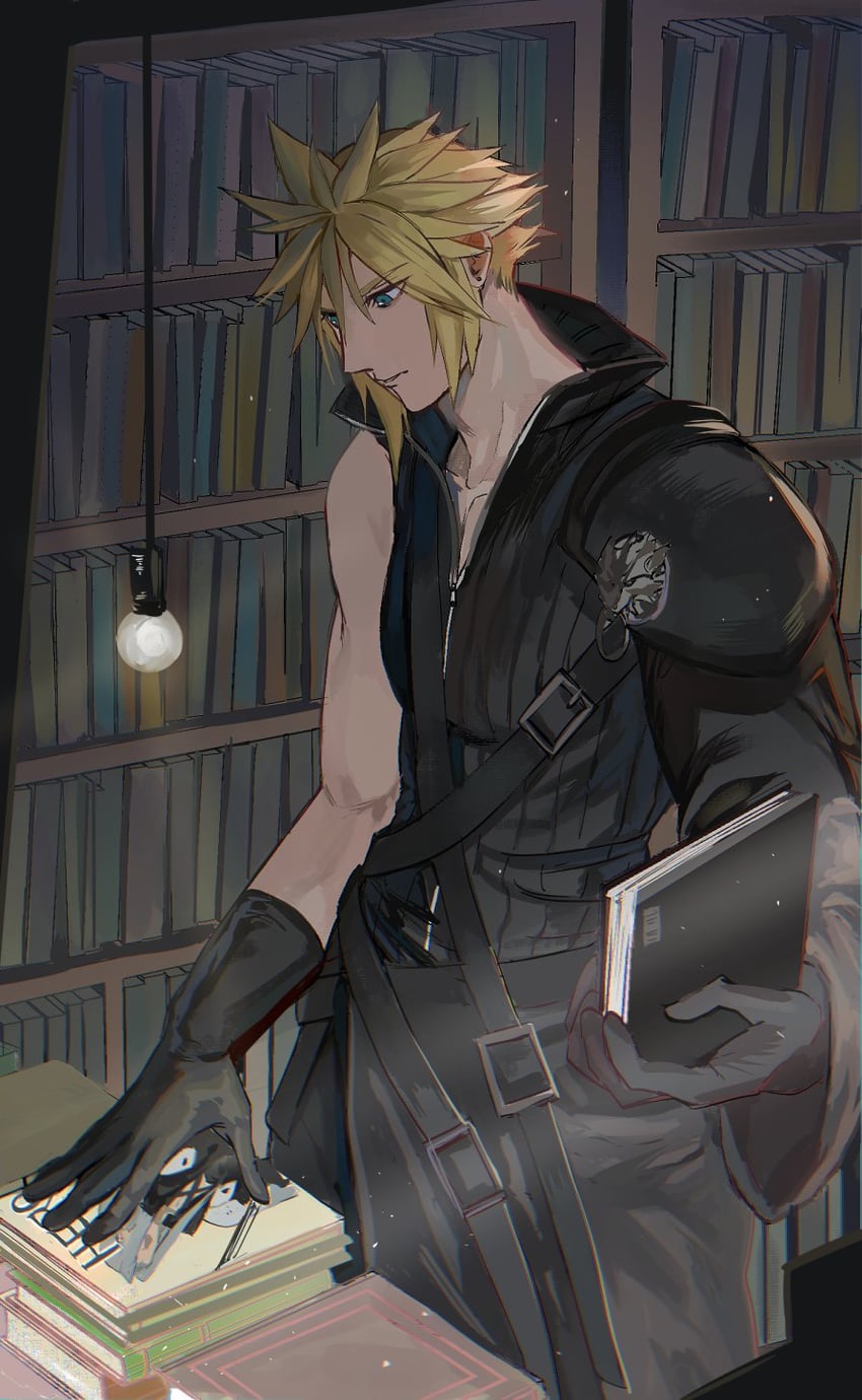 cloud strife and sephiroth (final fantasy and 2 more) drawn by jjn_ff7