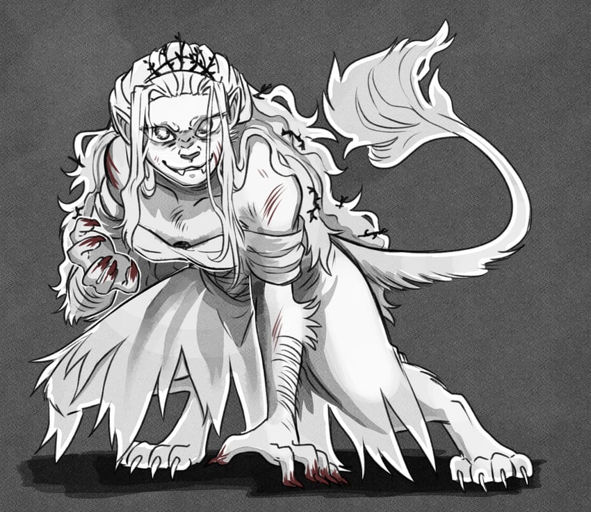 princess and the witch (slay the princess) drawn by kaereth