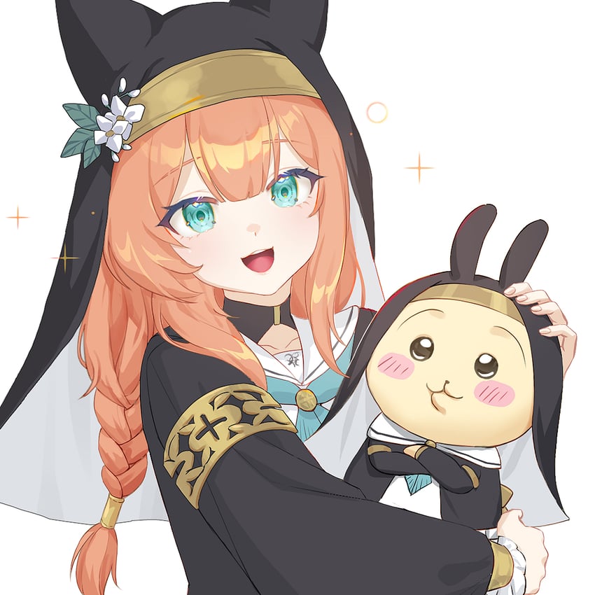 mari, usagi, and ozawa ari (blue archive and 1 more) drawn by aesice