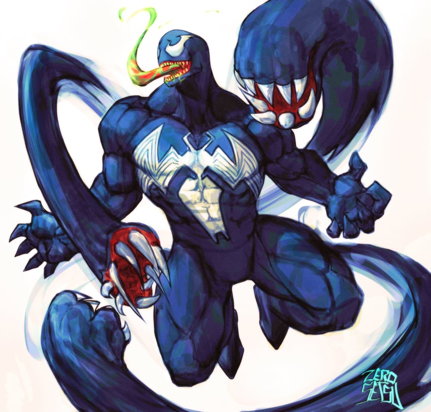 venom (marvel and 3 more) drawn by zero_setsu
