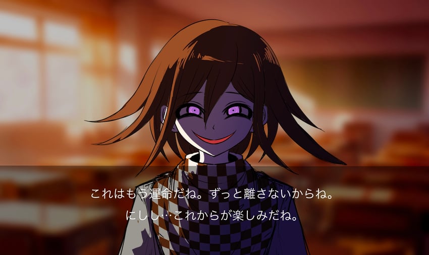 oma kokichi (danganronpa and 1 more) drawn by mion_danron