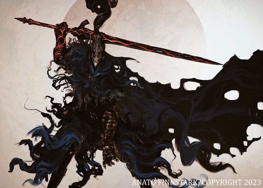 artorias the abysswalker (dark souls and 1 more) drawn by anato_finnstark