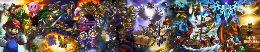 link, pikachu, princess zelda, kirby, princess peach, and 48 more (pokemon and 27 more) drawn by vivinva_hage