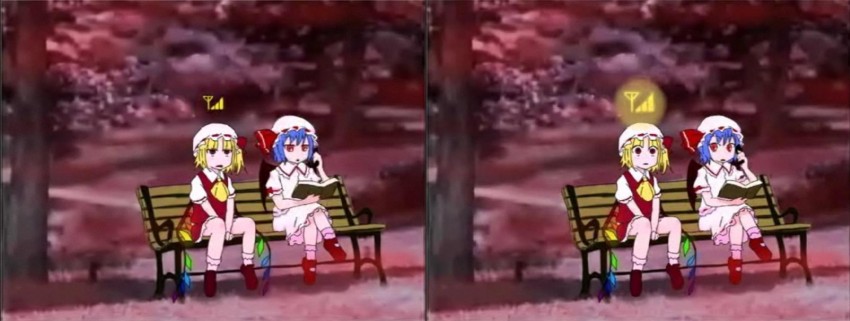 remilia scarlet, flandre scarlet, and ronald mcdonald (touhou and 1 more)