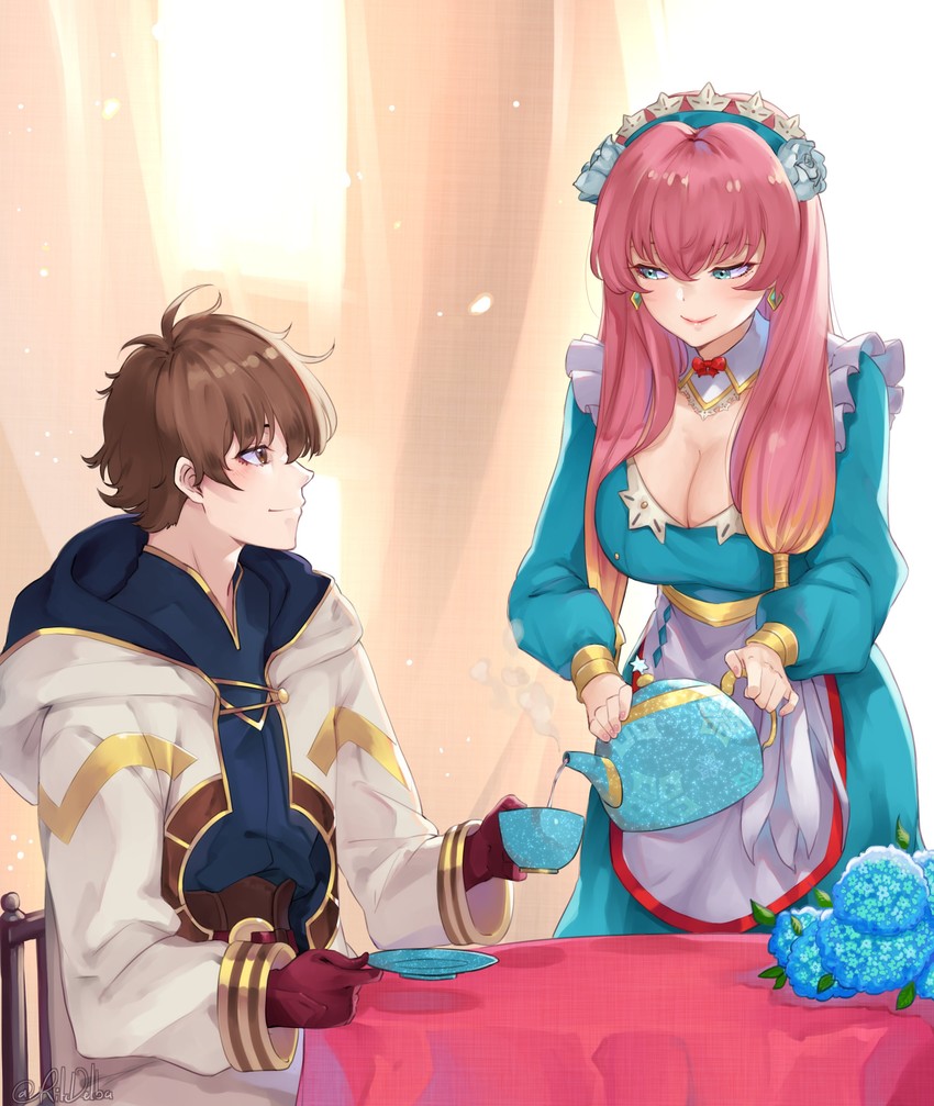 kiran, male kiran, and gunnthra (fire emblem and 1 more) drawn by ritence