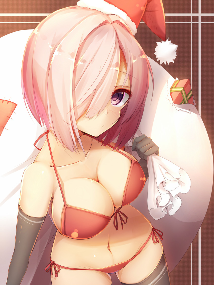 mash kyrielight (fate and 1 more) drawn by tatapopo