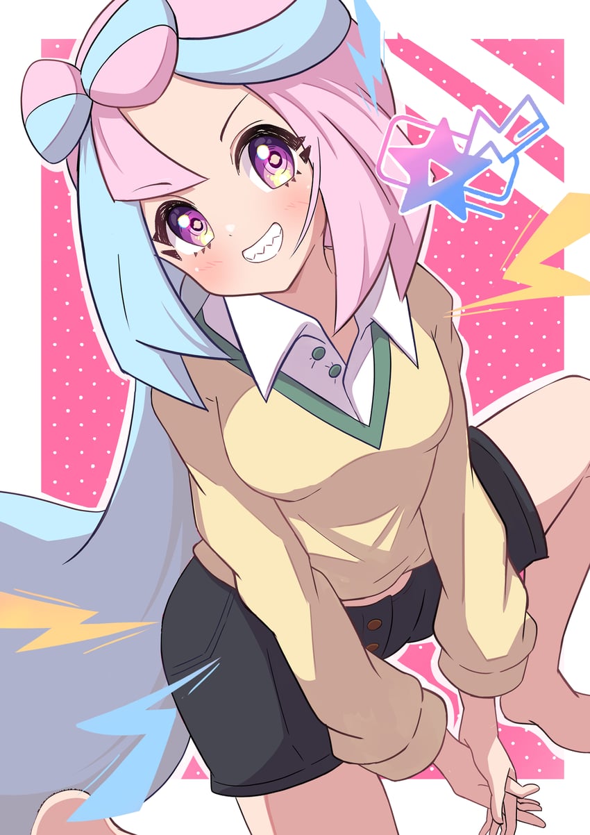 iono (pokemon and 1 more) drawn by rono_(lethys)
