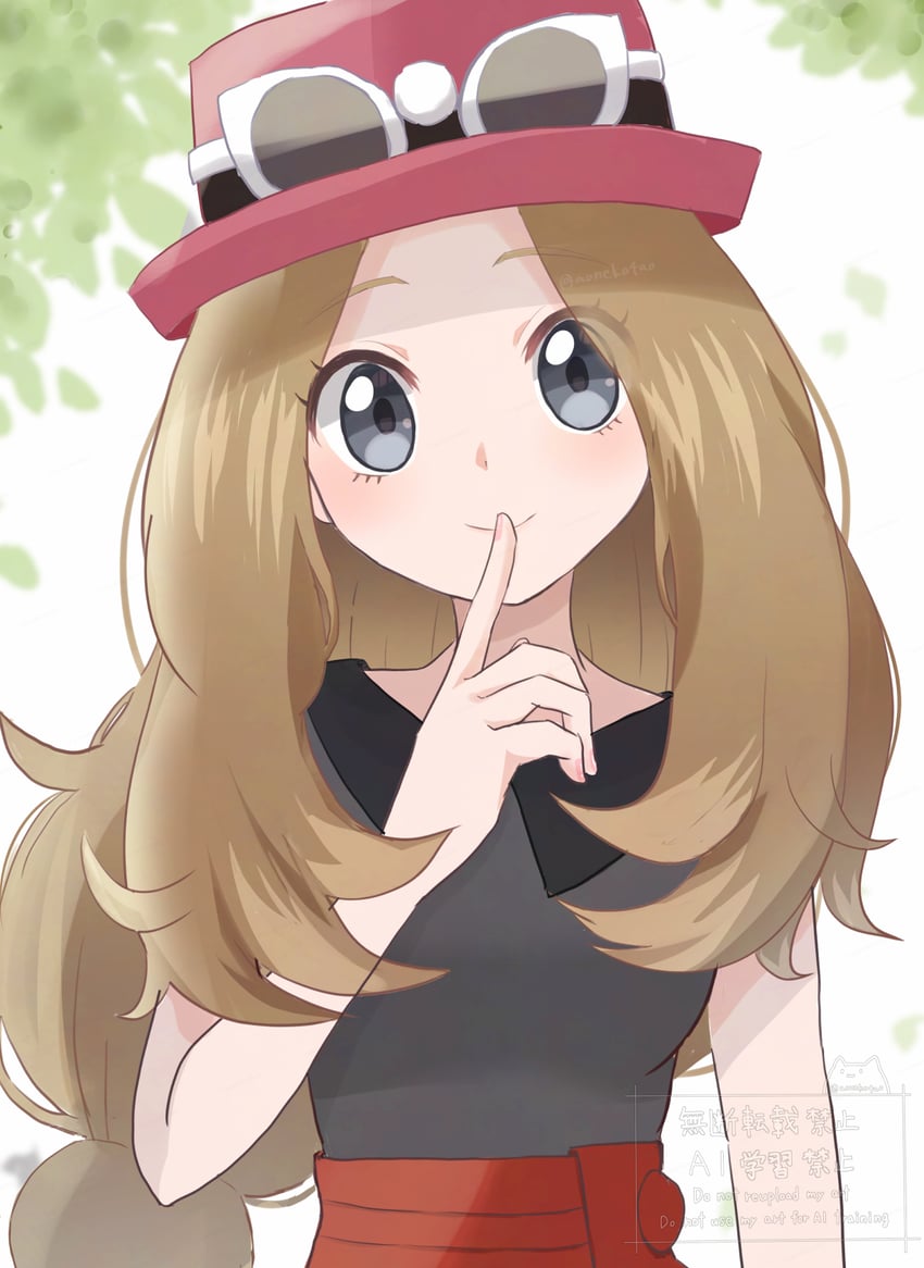 serena (pokemon and 1 more) drawn by aoneko4ao_(edwf7745)