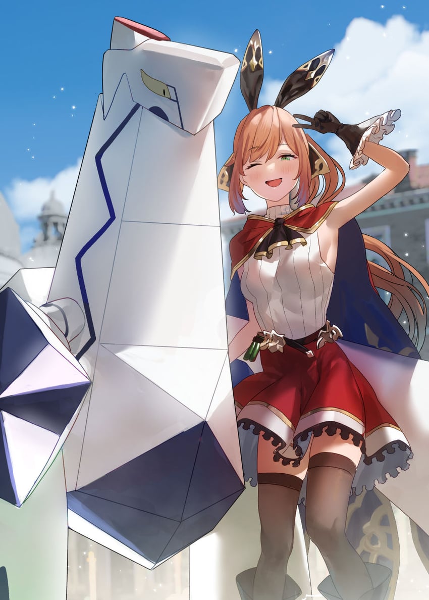 clarisse and duraludon (pokemon and 1 more) drawn by subachi