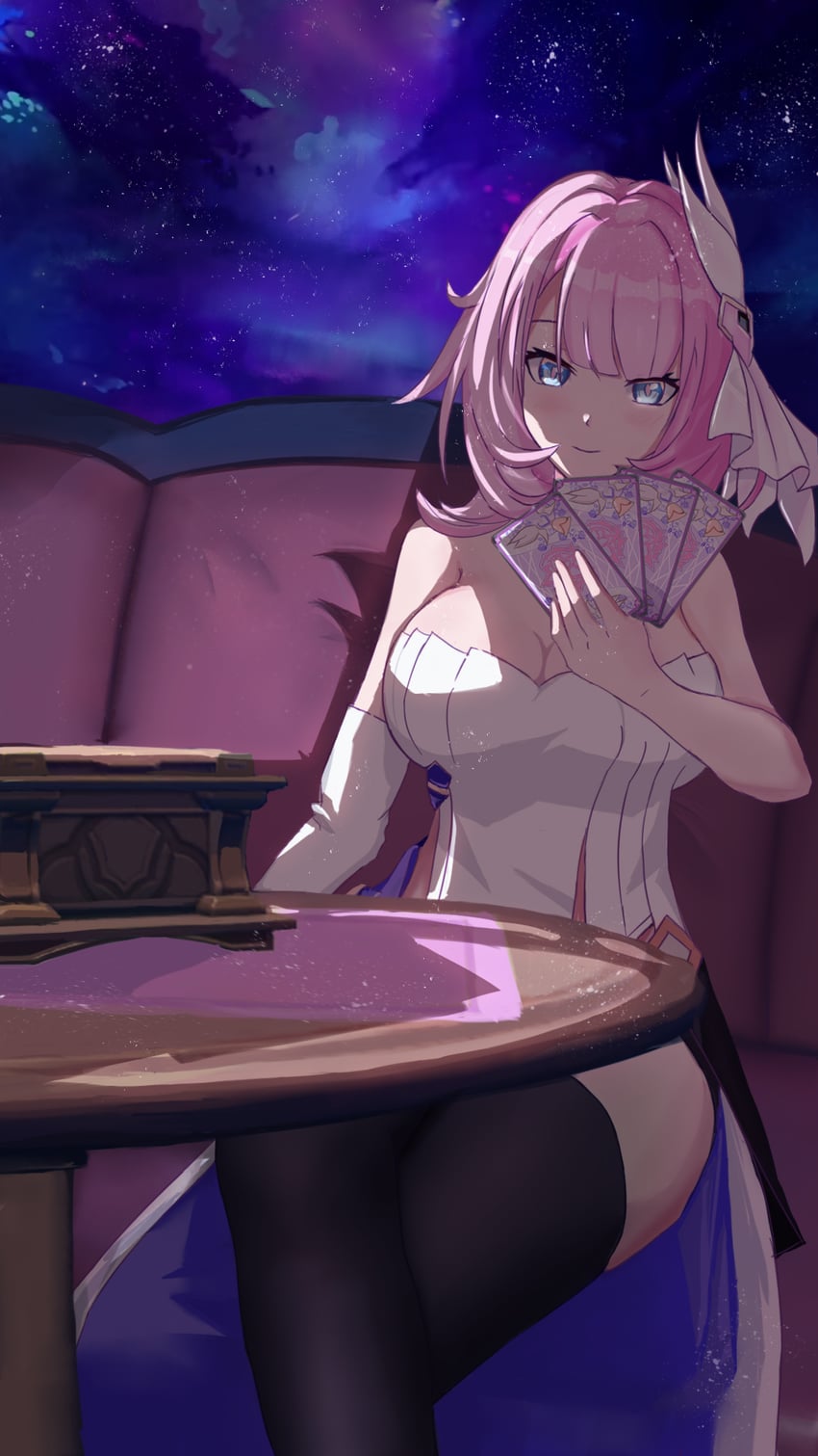 elysia (genshin impact and 2 more) drawn by silianyusisuo