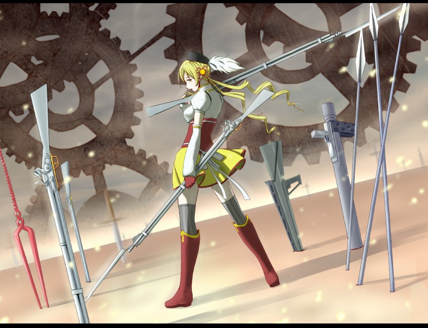 tomoe mami (fate and 3 more) drawn by teresa007
