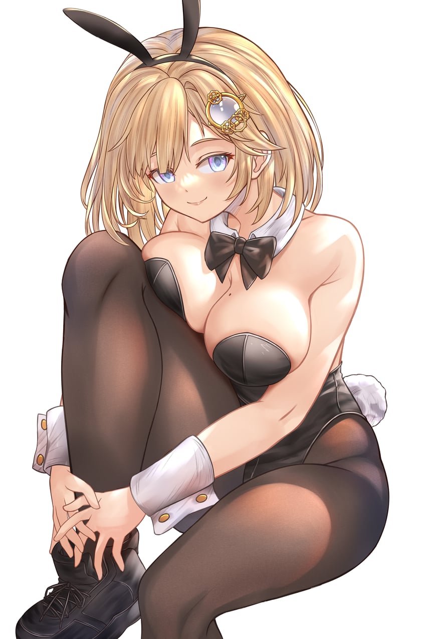 watson amelia (hololive and 1 more) drawn by honkivampy