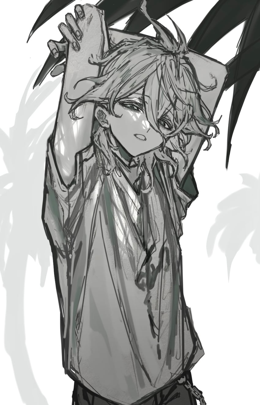 komaeda nagito (danganronpa and 1 more) drawn by sei_yaaa