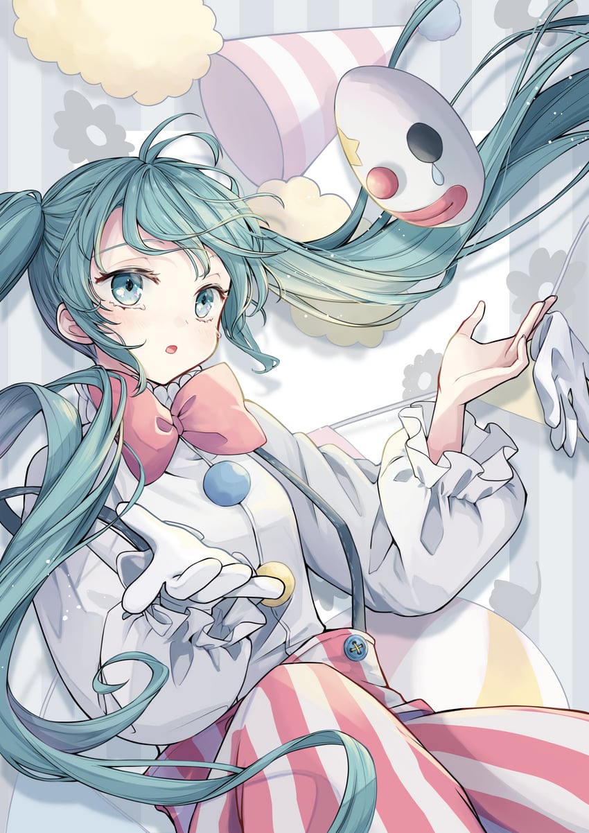 hatsune miku (vocaloid and 1 more) drawn by nagitofuu