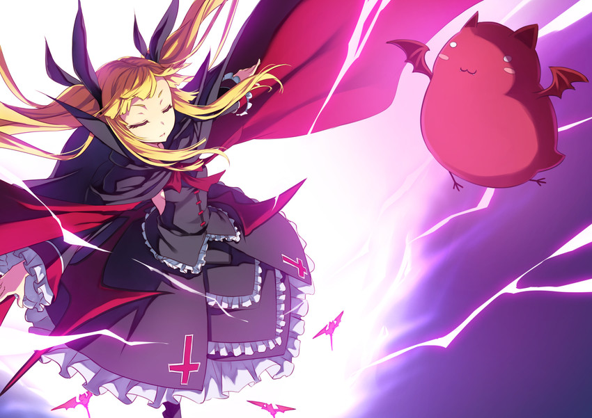 rachel alucard and gii (blazblue) drawn by shingo_(missing_link)