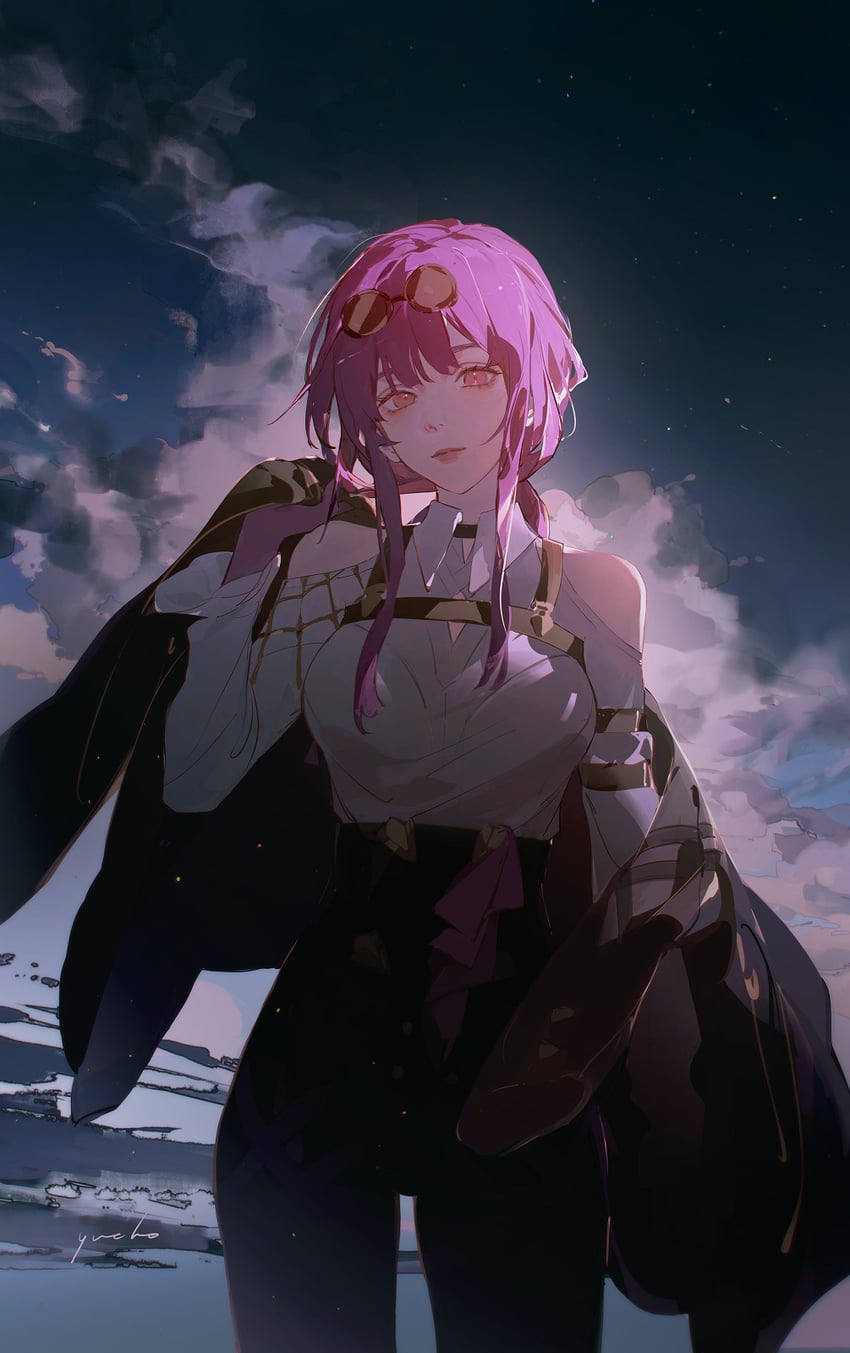 kafka (honkai and 1 more) drawn by yueko_(jiayue_wu)