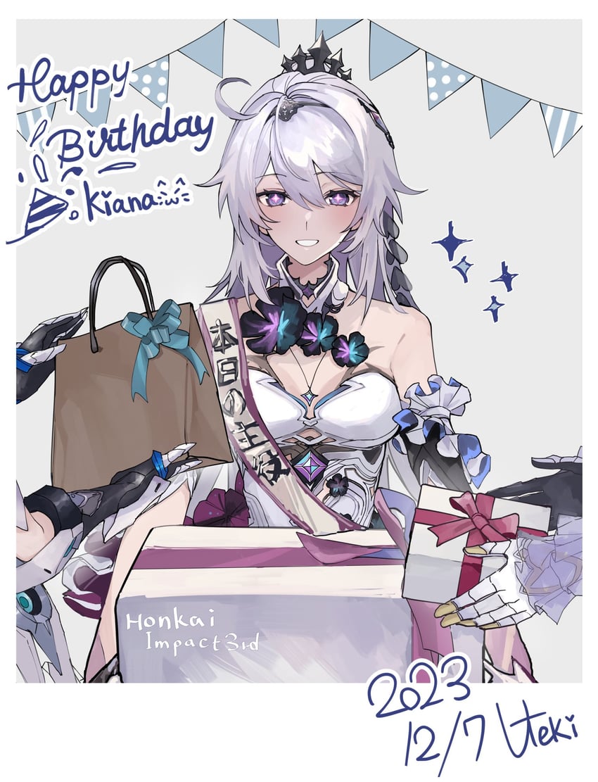 kiana kaslana, raiden mei, and bronya zaychik (honkai and 1 more) drawn by utekikuore