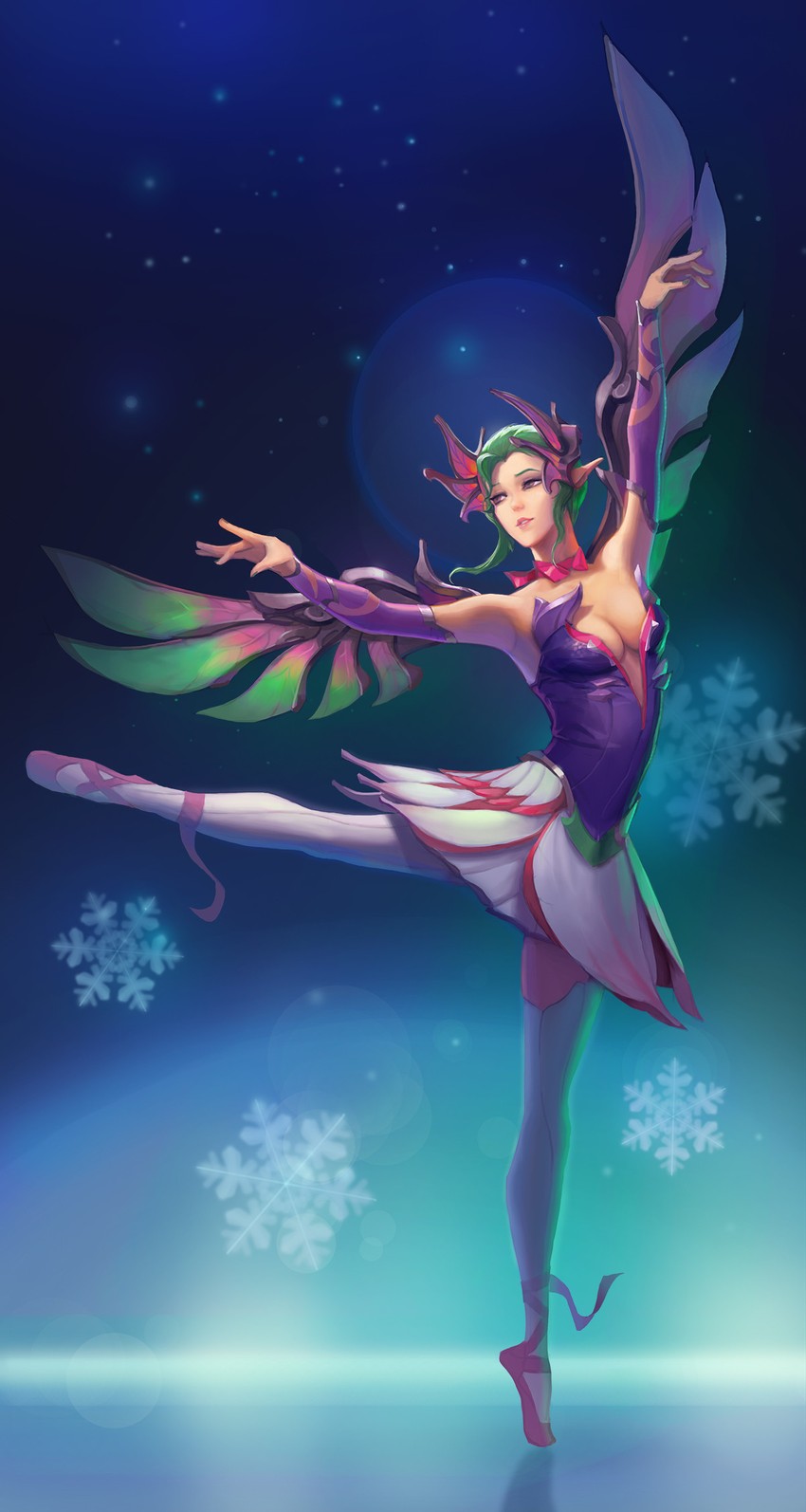 mercy and sugar plum fairy mercy (overwatch and 1 more) drawn by li_moly