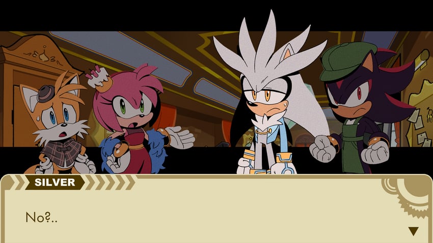 shadow the hedgehog, amy rose, silver the hedgehog, and tails (sonic and 1 more) drawn by olivashko