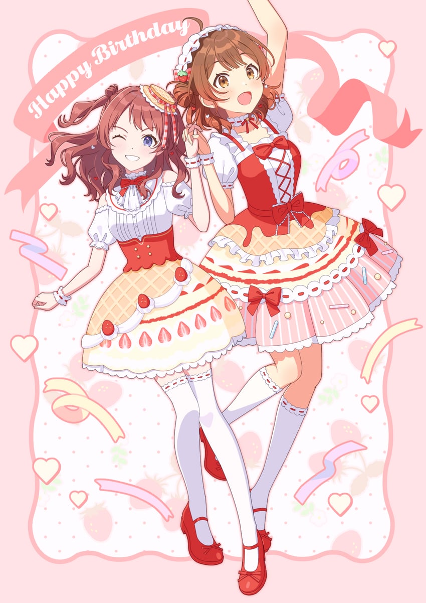 hanami ume and hanami saki (idolmaster and 1 more) drawn by misuzu0342