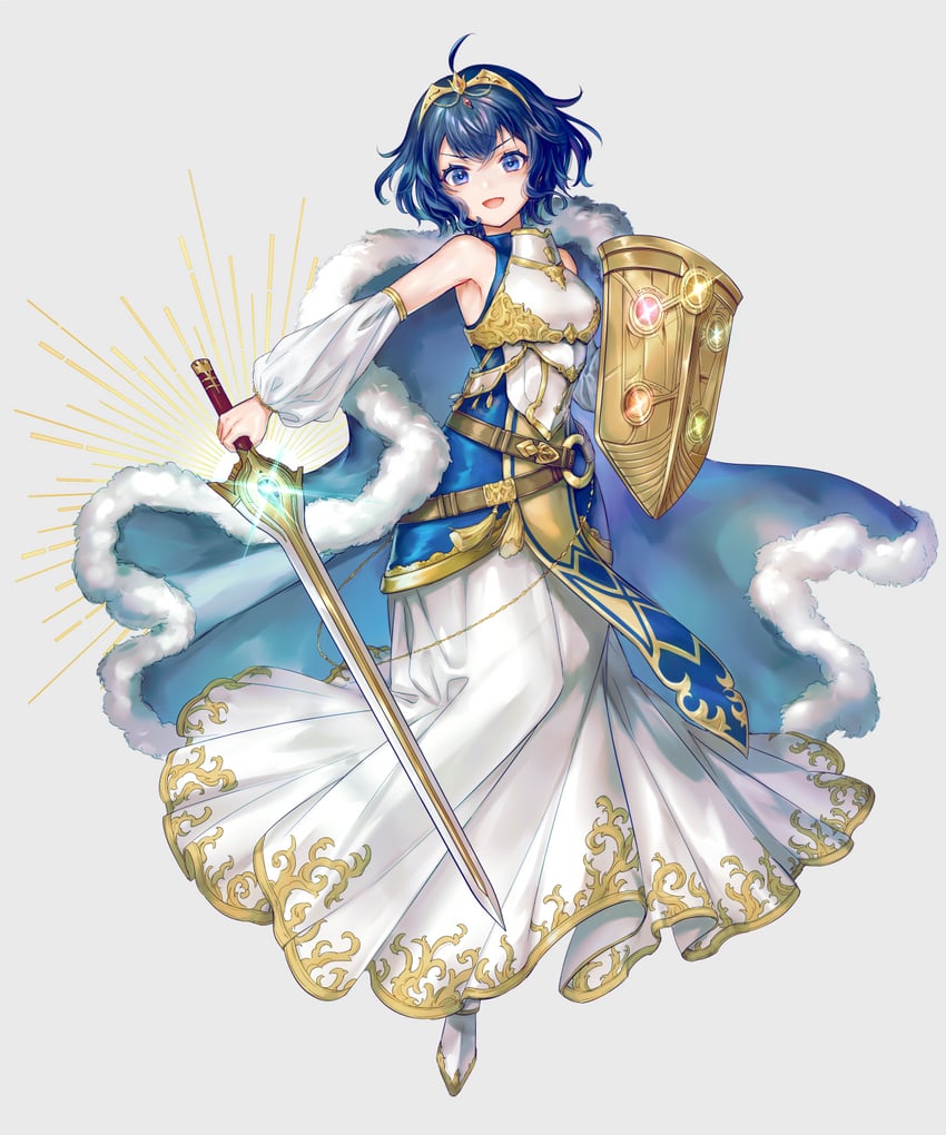 lucina and female morgan (fire emblem and 2 more) drawn by pashiri_(shiripa)