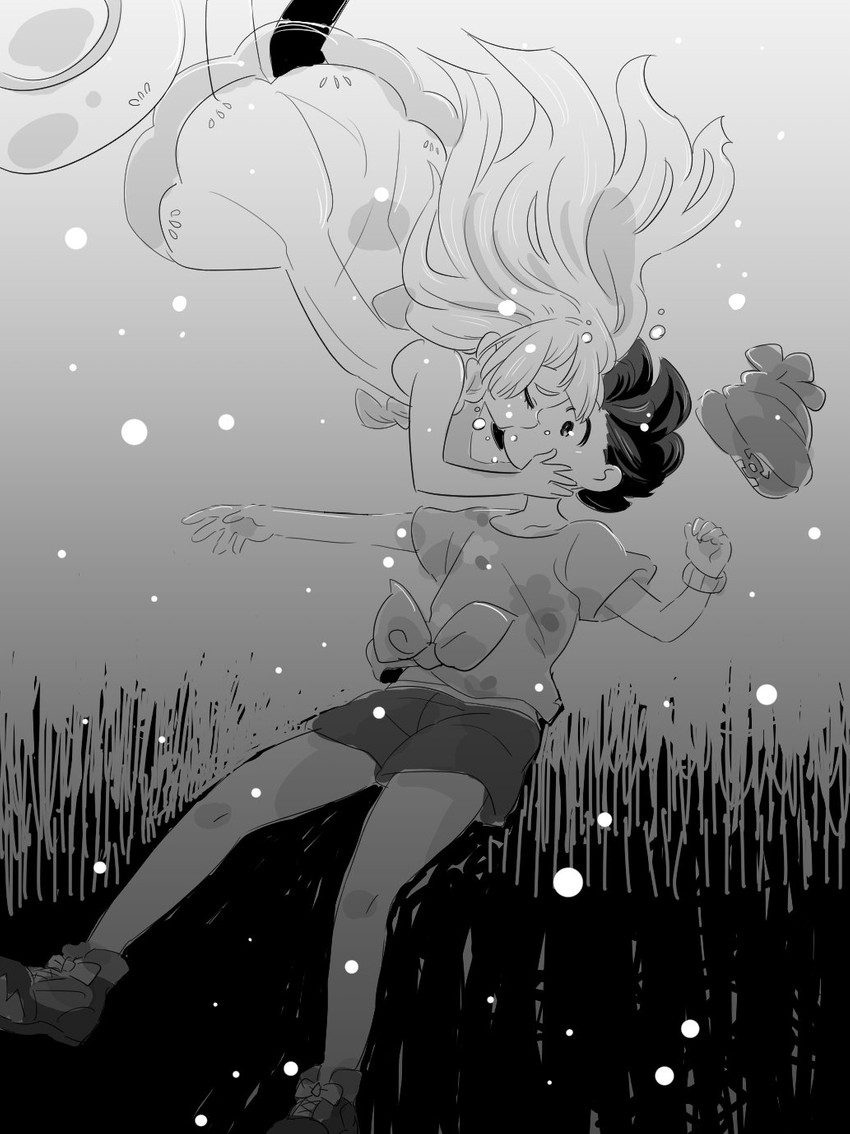 lillie and selene (pokemon and 1 more) drawn by amagaeru_(amapippi052525)