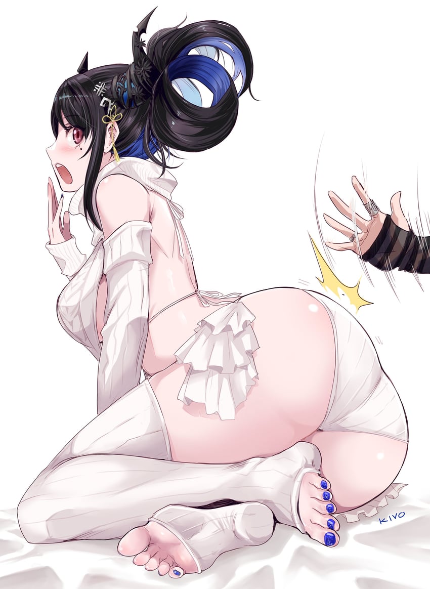 shiori novella and nerissa ravencroft (hololive and 1 more) drawn by kivo