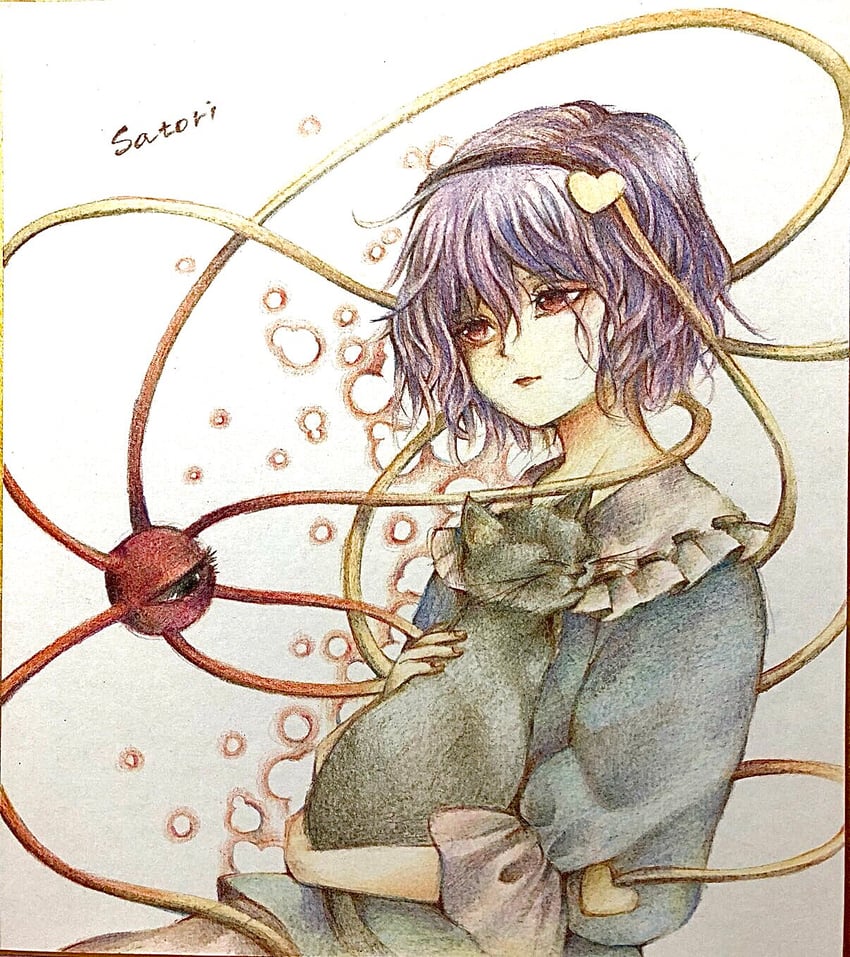 komeiji satori and kaenbyou rin (touhou) drawn by konnyakutarooou