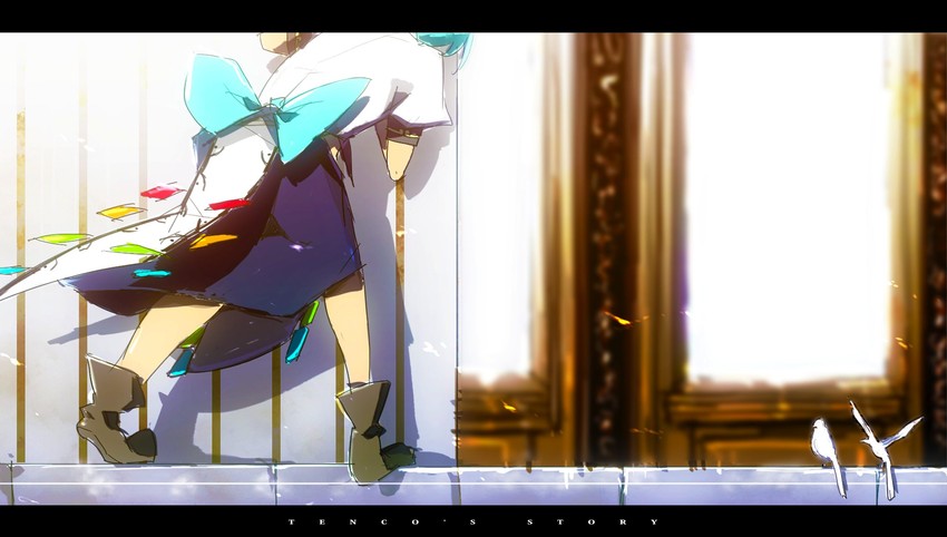 hinanawi tenshi (touhou and 1 more) drawn by siirakannu