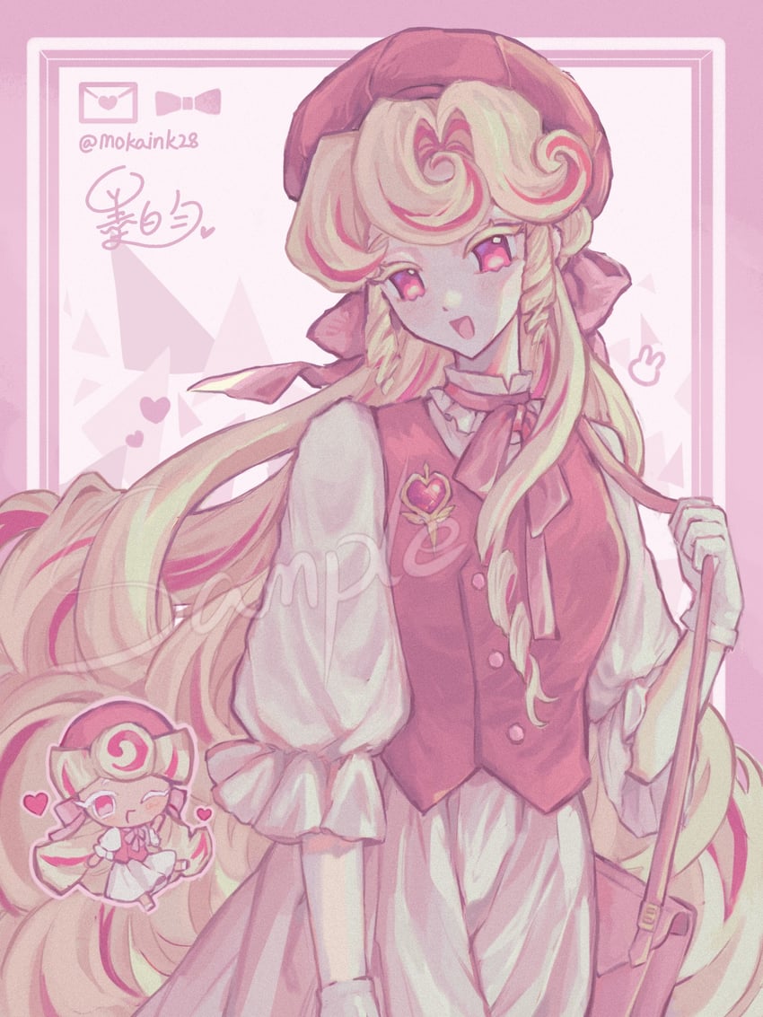kouign-amann cookie (cookie run and 1 more) drawn by mokaink28