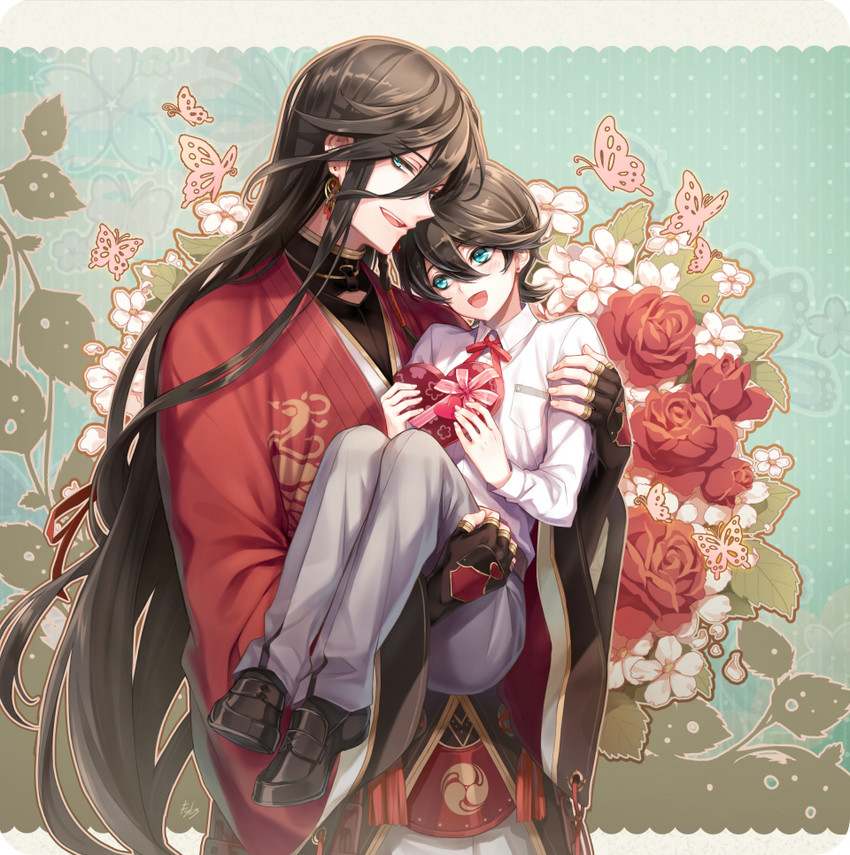 izumi-no-kami kanesada and horikawa kunihiro (touken ranbu) drawn by fylus