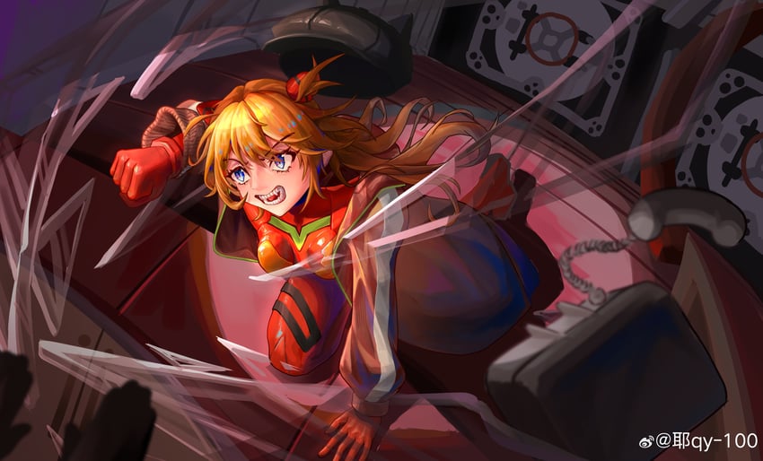 souryuu asuka langley (neon genesis evangelion and 2 more) drawn by ye_qy-100