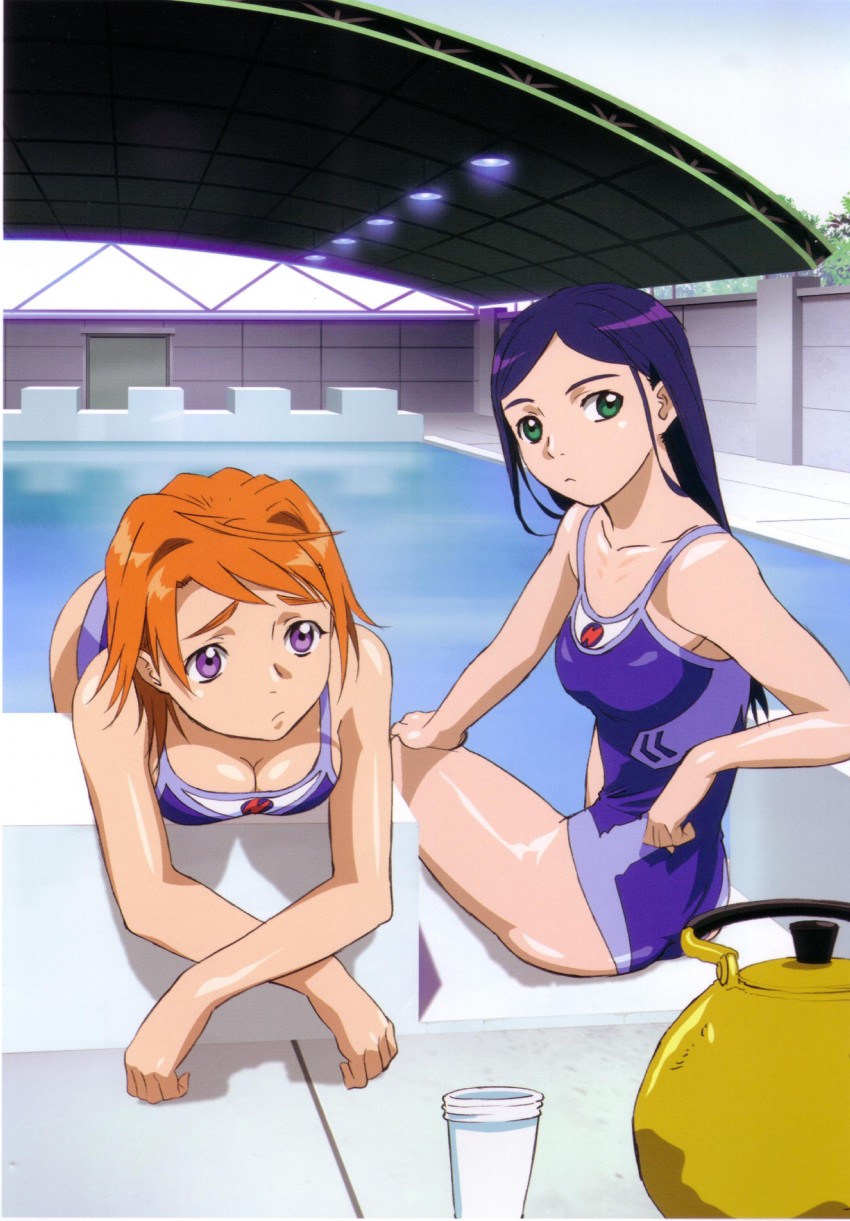 kuga natsuki and tokiha mai (my-hime) drawn by hisayuki_hirokazu