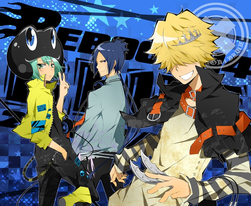 rokudou mukuro, belphegor, and fran (katekyo hitman reborn!) drawn by danemaru