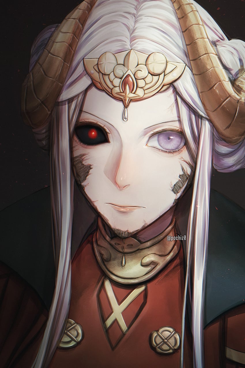 edelgard von hresvelg (fire emblem and 1 more) drawn by pochiz0