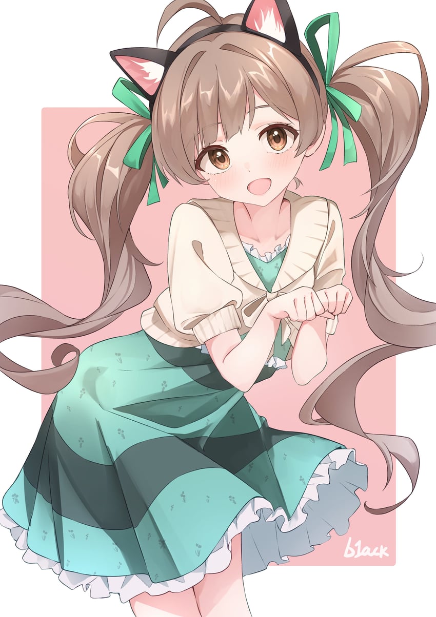 hakozaki serika (idolmaster and 2 more) drawn by b1ack_illust