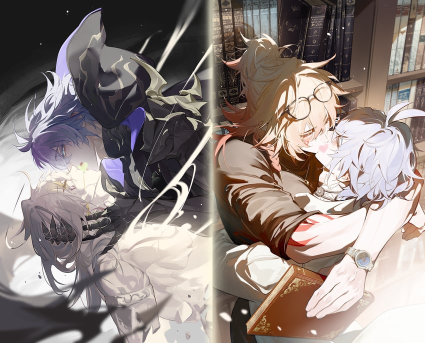 phainon and mydei (honkai and 1 more) drawn by qinnye