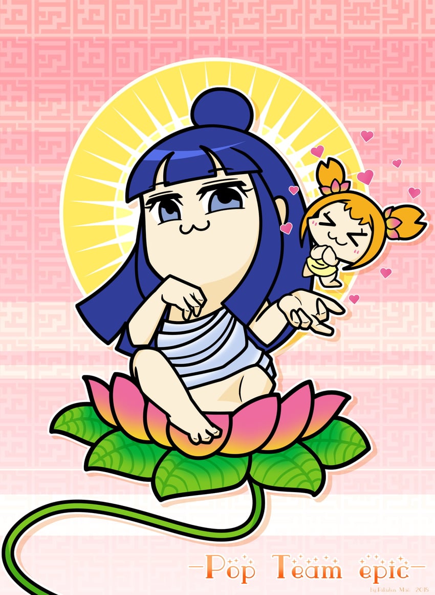 popuko and pipimi (poptepipic) drawn by rokuten_mao_(sechst_himmel)