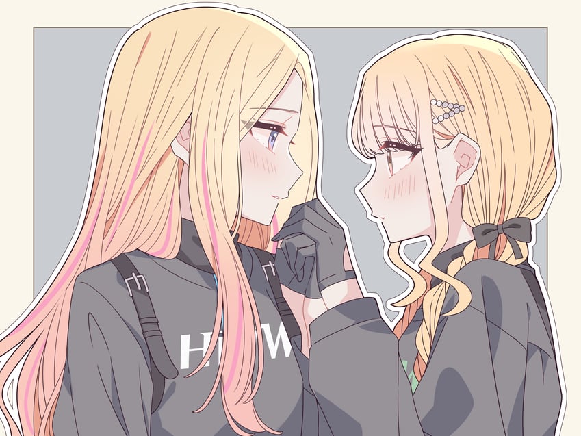 fujita kotone and juo sena (idolmaster and 1 more) drawn by kousaka_0v0