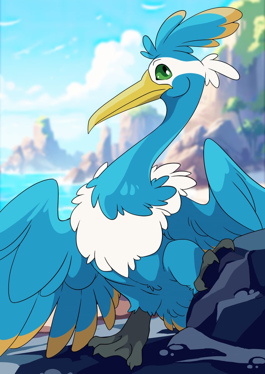cramorant (pokemon) drawn by ashley-arctic-fox