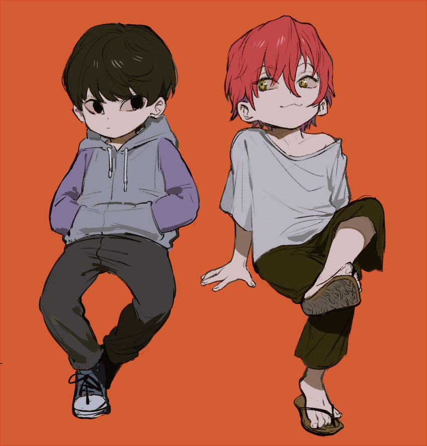 hisoka morow and illumi zoldyck (hunter x hunter) drawn by qin_(7833198)