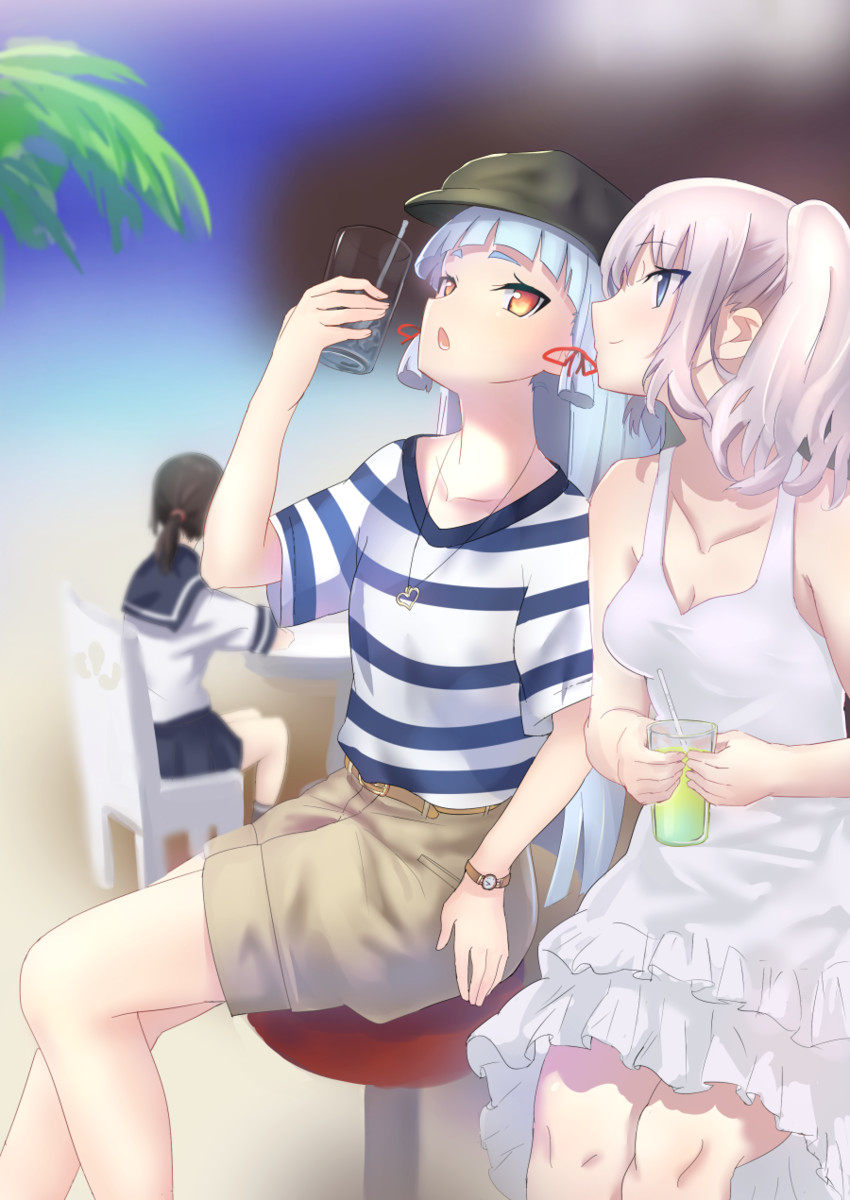fubuki, kashima, and murakumo (kantai collection) drawn by drum_(acta2436)