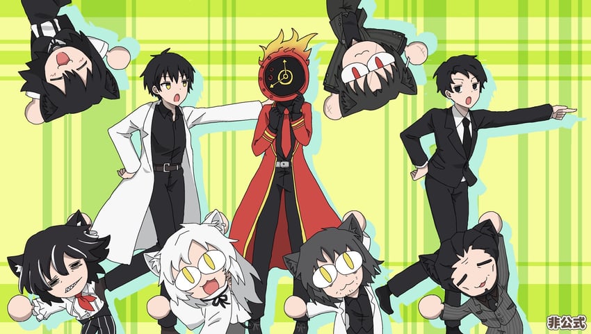 dante, roland, ayin, vergilius, moses, and 4 more (project moon and 6 more) drawn by shirol